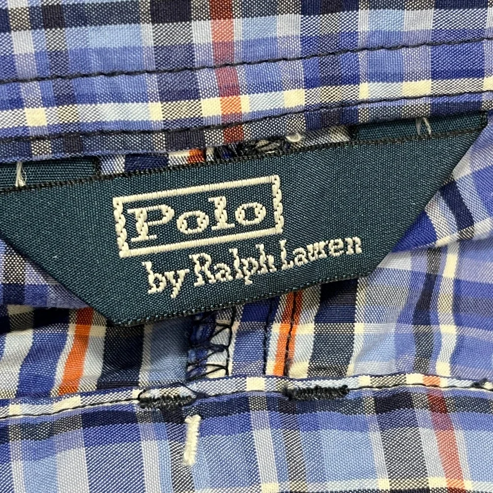 Polo‎ Ralph Lauren Plaid Cargo Shorts Swim Trunks 34 Mens